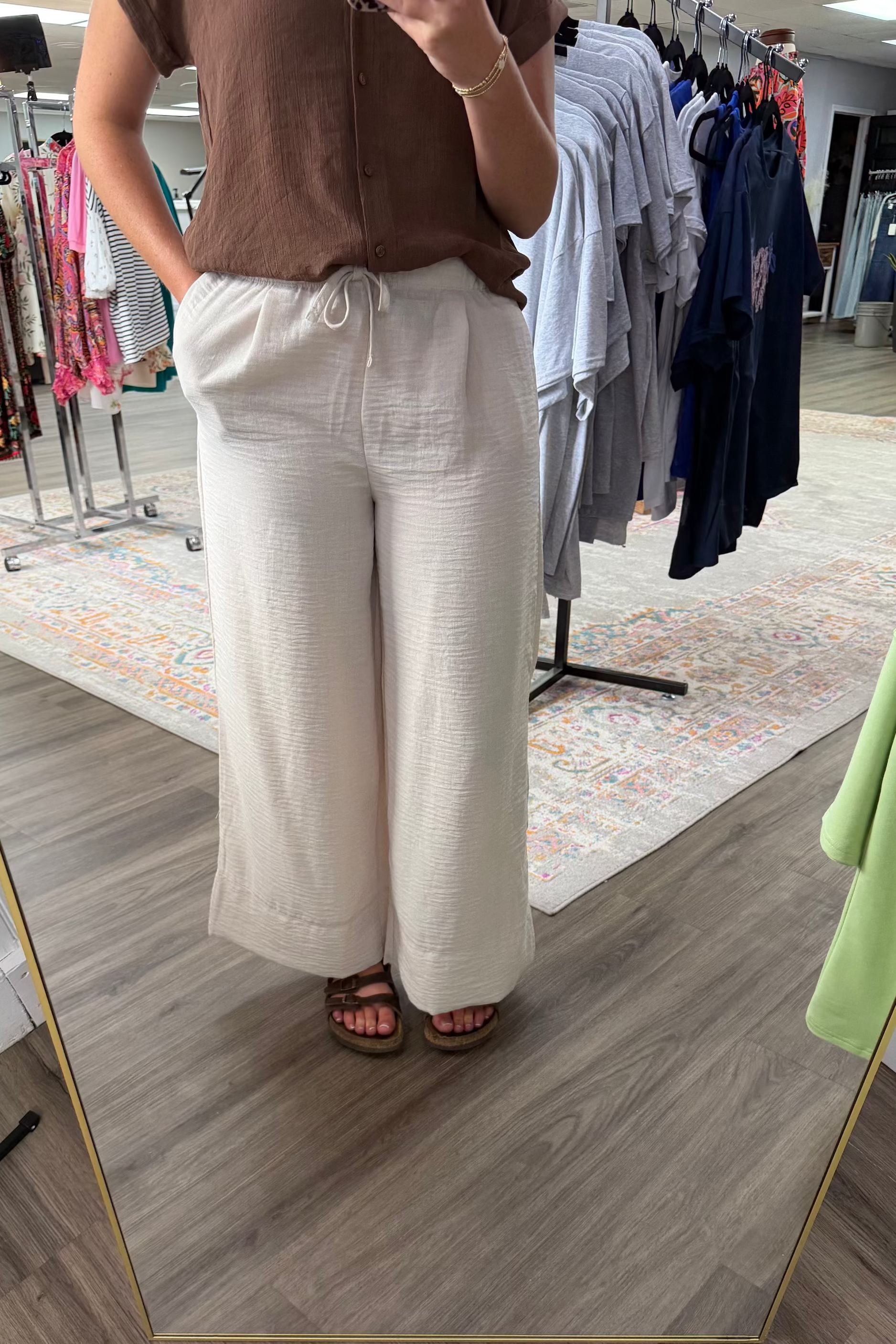 The Beige Linen Pants