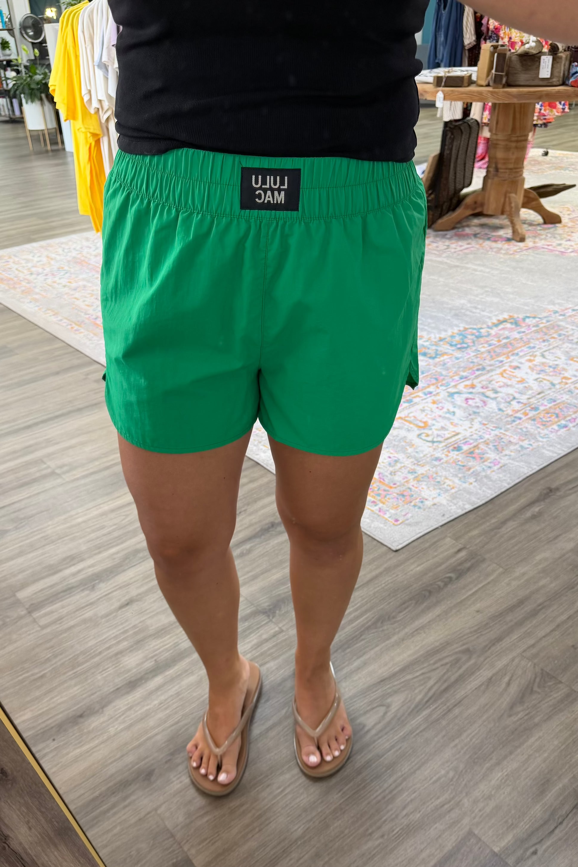 Lulu Mac Green Shorts