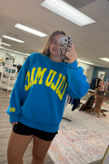 Lulu Mac Blue Puff Sweatshirt