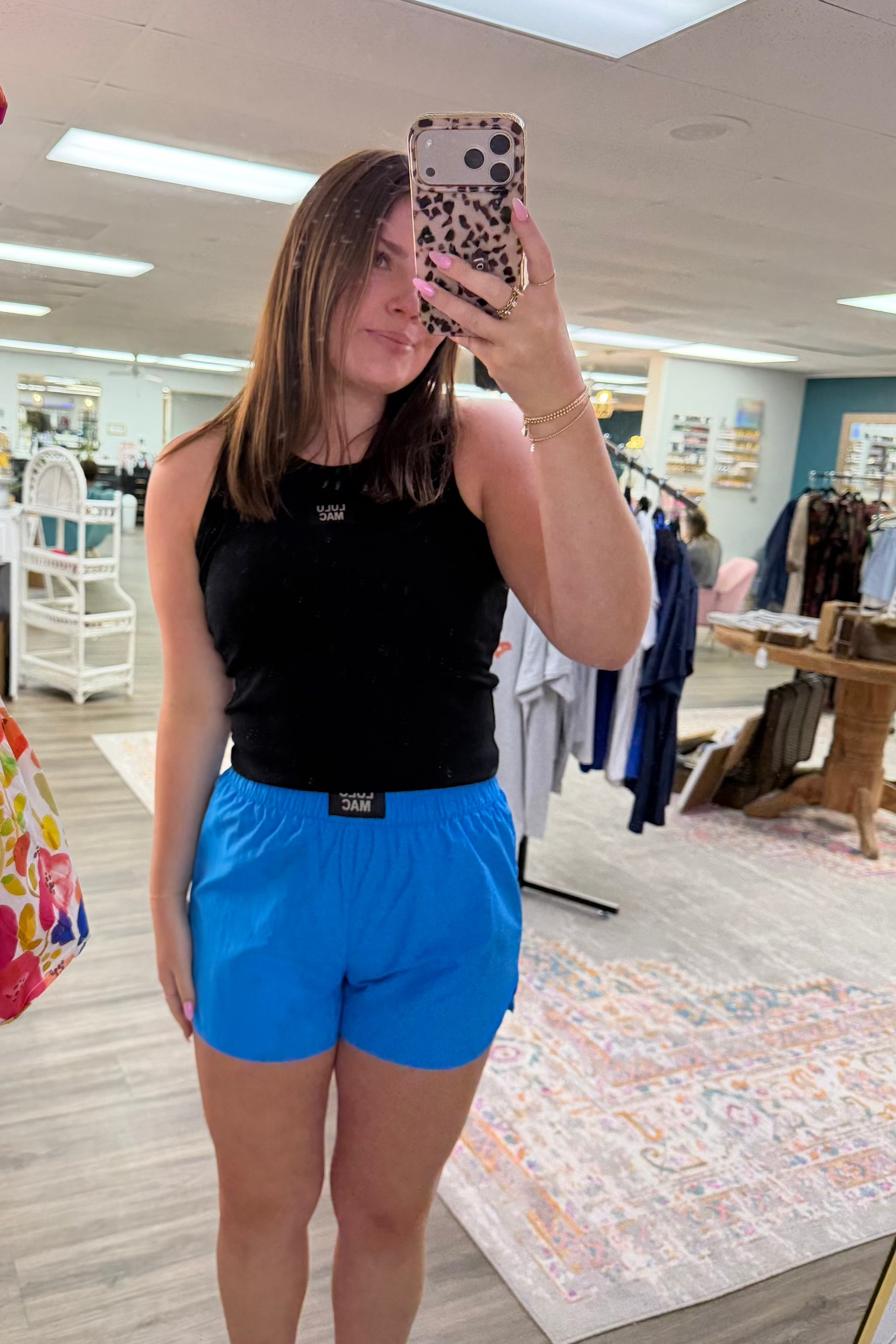 Lulu Mac Teal Shorts