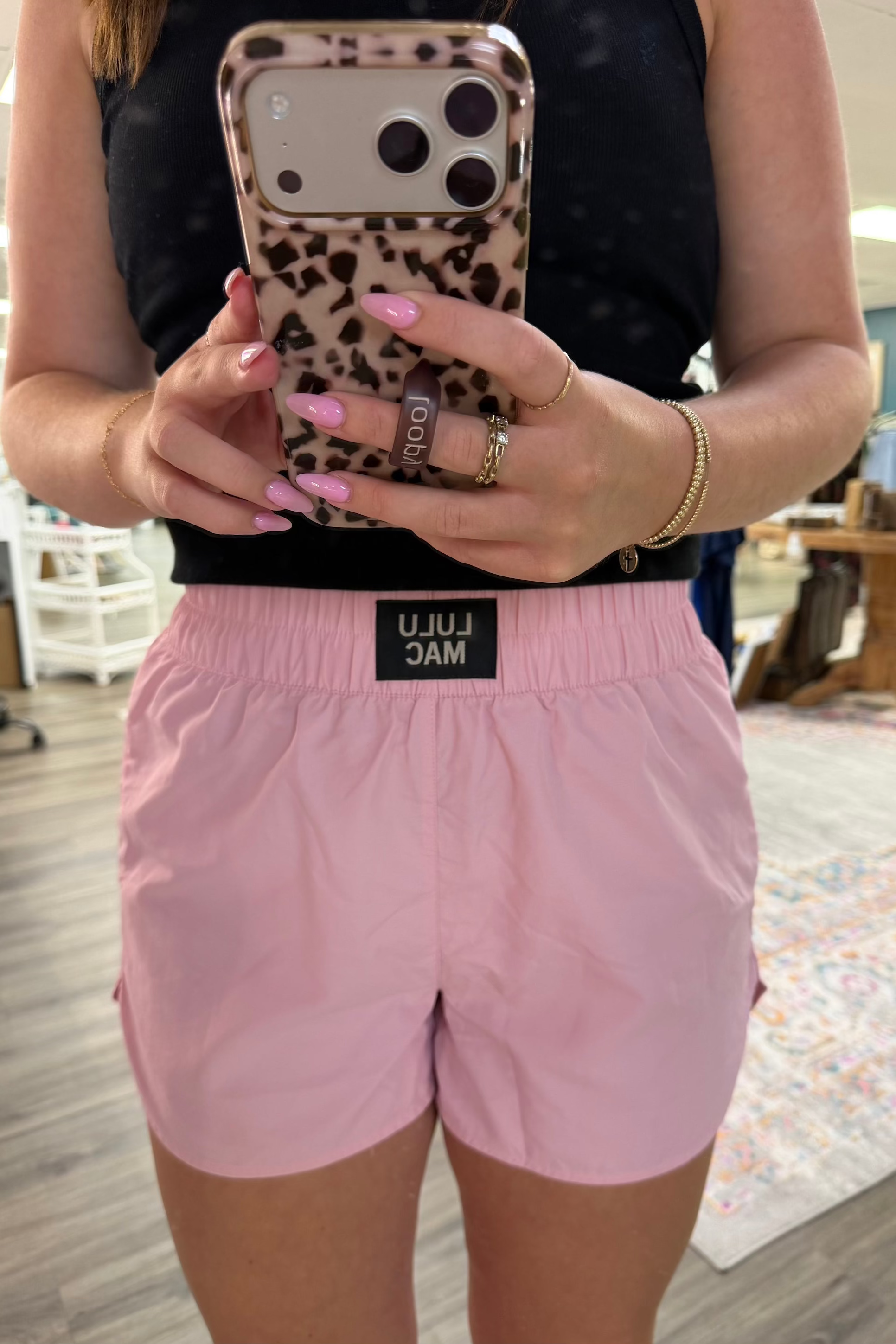 Lulu Mac Light Pink Shorts