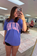 Lulu Mac Blue Polka Dot Tee