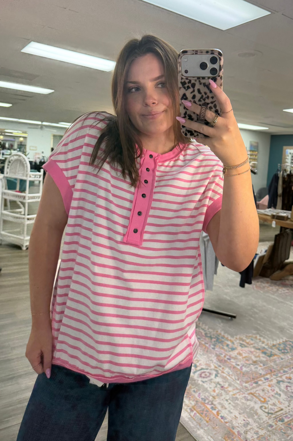 LA Pink Stripe