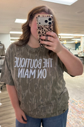 The Boutique on Main Camo Shirt