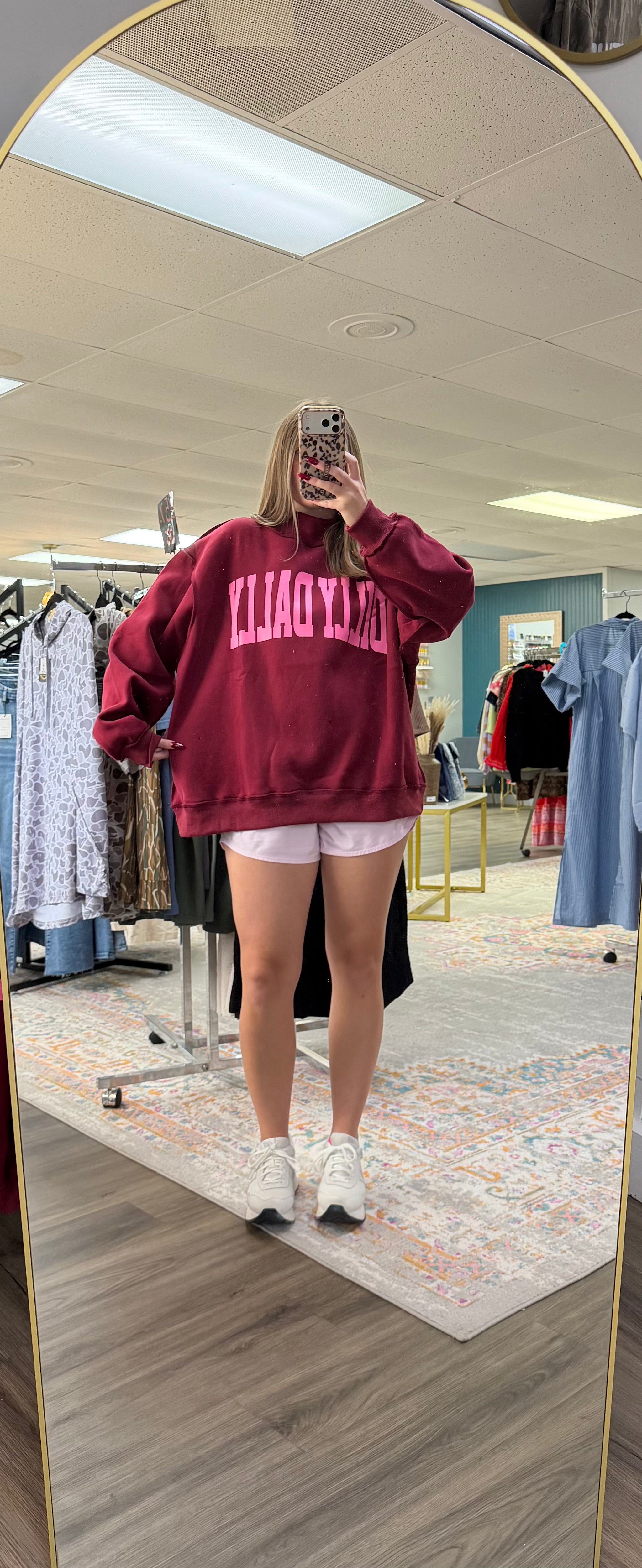 Dilly Dally Mock-Neck