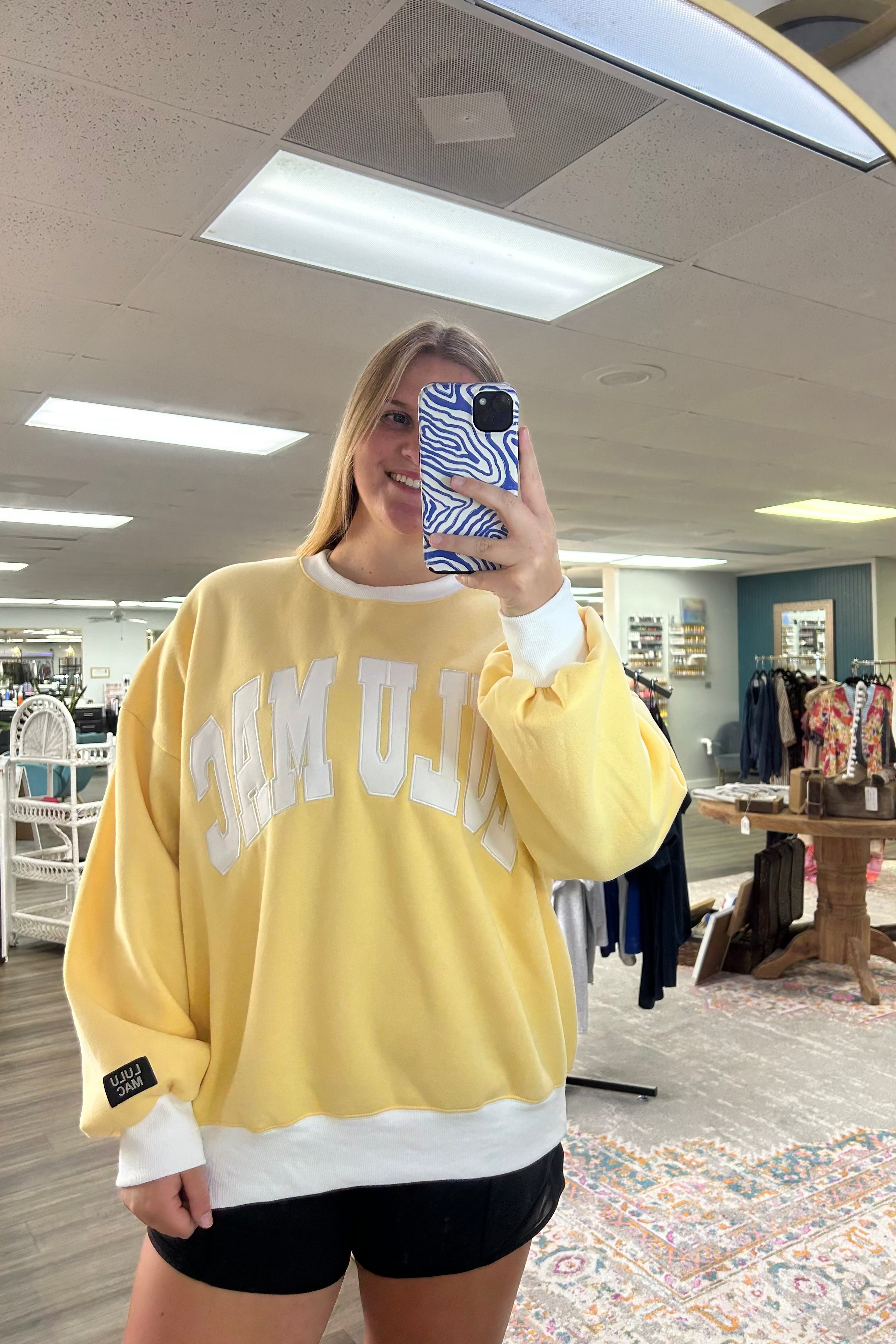 Lulu Mac Butter Yellow Sweatshirt